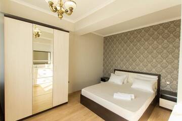 Фото номера Апартаменты с 2 спальнями Апартаменты Residential Сomplex Central 270 г. Алматы 29