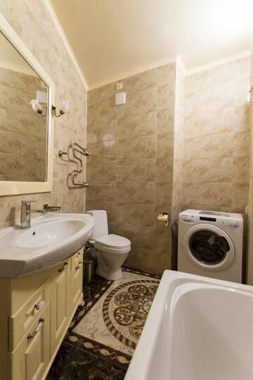 Фото номера Апартаменты с 2 спальнями Апартаменты Residential Сomplex Central 270 г. Алматы 31