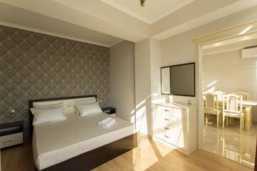 Фото номера Апартаменты с 2 спальнями Апартаменты Residential Сomplex Central 270 г. Алматы 32