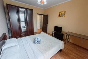 Фото номера Апартаменты с 1 спальней Апартаменты Almaty Smart Apartment - Wonderful Mountain View г. Алматы 15