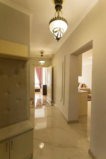 Фото номера Апартаменты с 2 спальнями Апартаменты Residential complex Central 271 г. Алматы 11