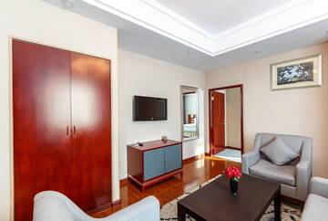 Фото номера Апартаменты с 1 спальней Отель Renion Residence Hotel г. Алматы 20