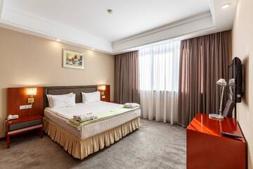 Фото номера Апартаменты с 1 спальней Отель Renion Residence Hotel г. Алматы 15