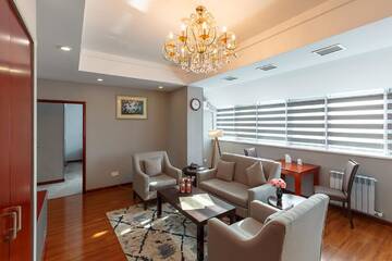 Фото номера Апартаменты с 1 спальней Отель Renion Residence Hotel г. Алматы 13