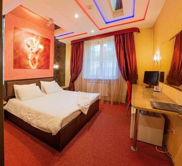 Фото номера Стандартный двухместный номер с 1 кроватью Отель JEPPESEN RESIDENCE г. Алматы 6