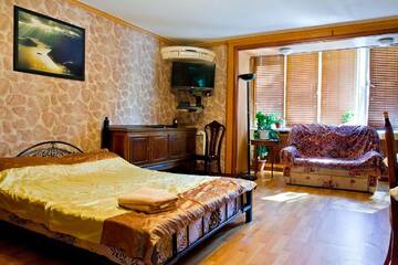 Фото номера Апартаменты-студио - ул. Жибек Жолы, 103 Апартаменты Lessor Apartments г. Алматы 2