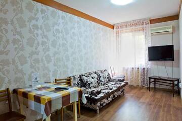 Фото номера Апартаменты с 1 спальней: ул. Желтоксан, 74 Апартаменты Lessor Apartments г. Алматы 4
