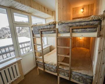 Фото номера Кровать в общем номере с 4 кроватями Курортные отели Shymbulak Resort Hotel г. Алматы 2