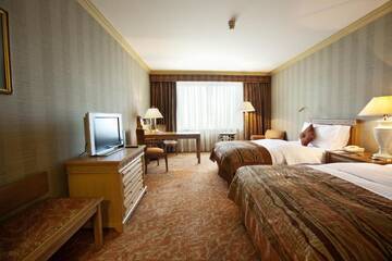 Фото номера Двухместный номер Делюкс с 2 отдельными кроватями Отель InterContinental Almaty г. Алматы 7
