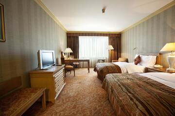 Фото номера Двухместный номер Делюкс с 2 отдельными кроватями Отель InterContinental Almaty г. Алматы 17