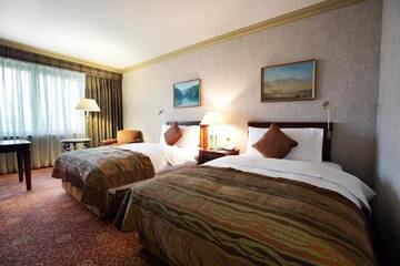 Фото номера Двухместный номер Делюкс с 2 отдельными кроватями Отель InterContinental Almaty г. Алматы 11