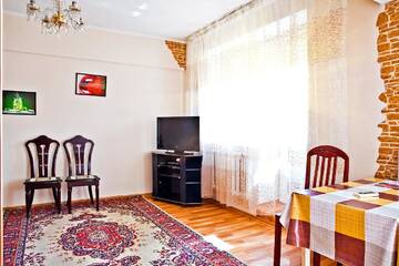 Фото номера Апартаменты с балконом - ул. Гоголя, д. 47, кв. 104 Апартаменты Lessor Centre Appartments г. Алматы 2
