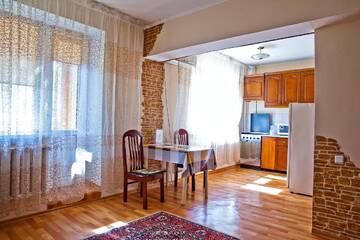 Фото номера Апартаменты с балконом - ул. Гоголя, д. 47, кв. 104 Апартаменты Lessor Centre Appartments г. Алматы 10