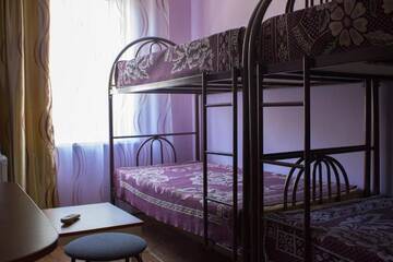 Фото номера Односпальная кровать в общем номере с 4 кроватями Отель Hotel Tahar г. Алматы 5
