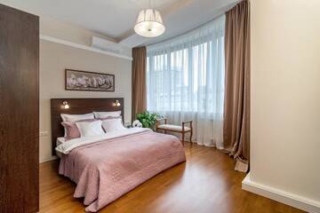 Фото номера Большой двухместный номер с 1 кроватью Апарт-отели Home Apartments г. Алматы 4